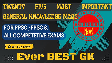 Most Important GK Mcqs | General Knowledge Mcqs | Best GK Mcqs | Most Repeated General Knowledge Mcq