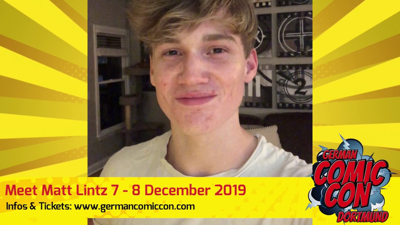 Matt Lintz German Comic Con Dortmund 2019 Youtube