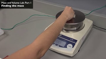 CHM130AA: Mass and Volume Lab Part 1