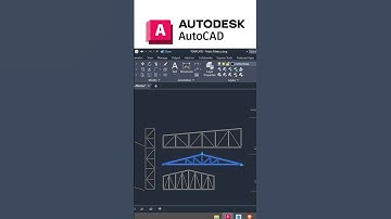 Roof Dynamic Blocks #dynamicblocks #autocad #autocadshorts