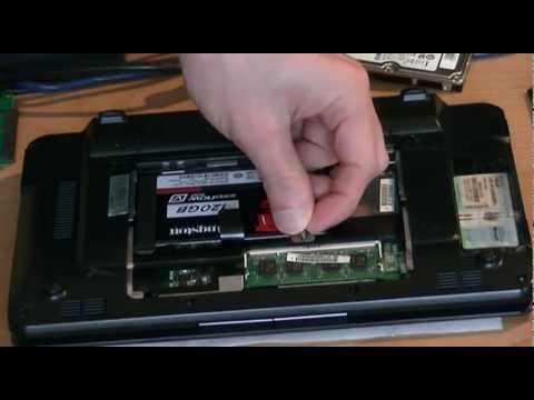 asus EEEpc 1000h SSD installation