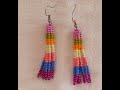 DIY-TAKI TASARIM HERRİNGBONE SALLANTILI KÜPE/JEWELRY DESIGN HERRINGBONE DANGLING EARRINGS