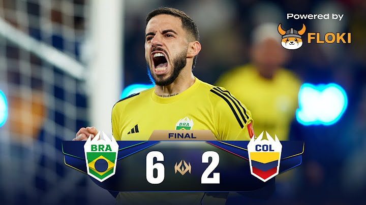 Brasil VS Colombia | Partido Completo Final (6-2)