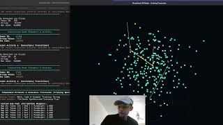 3d visualization of neural network in computing and artificial intelligence