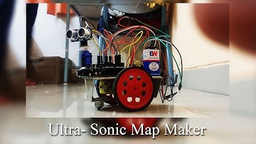 Ultrasonic Map Maker Arduino Bot