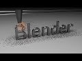 Печать металлической надписи в Blender