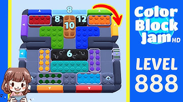 Color Block Jam Level 888 Solution Walkthrough