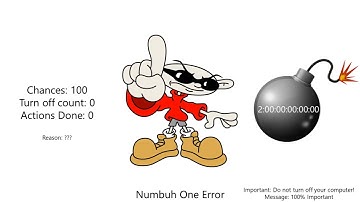 Template for Numbuh One Error (VegasProRussianify Error 4)