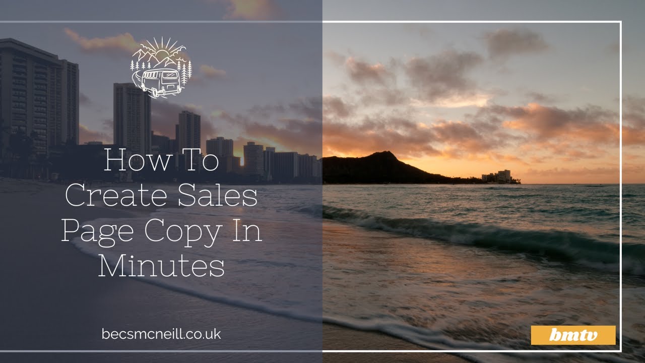 How To Create Sales Page Copy In Minutes - YouTube