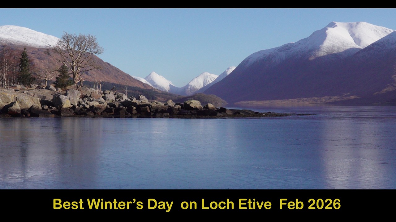 Best winter's day on Loch Etive 2026