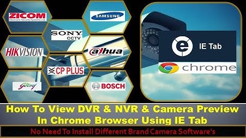 How To Access DVR & NVR & IPCamera in Browser Using IE Tab #cctv #ipcamera #dvr #nvr #securitycamera