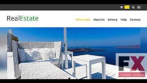 Preview Real Estate Store VirtueMart Templates  TMT