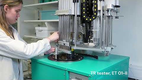 Elastocon – ISO 2921 TR test