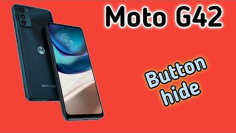 Back Button Setting In Moto G42, How To Hide Back Button In Moto G42, Navigation Button Setting