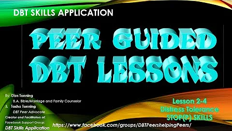 STOPP Skills 2-4 for PEER GUIDED DBT LESSONS (Revised Version)