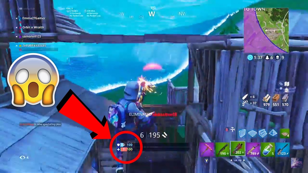 The Lucky Escape - Fortnite Battle Royale