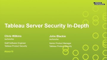 Tableau Server Security In-Depth