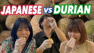 JAPANESE vs DURIAN / Trying Durian for the first time in Malaysia/ the smelliest fruits /MUSANG KING