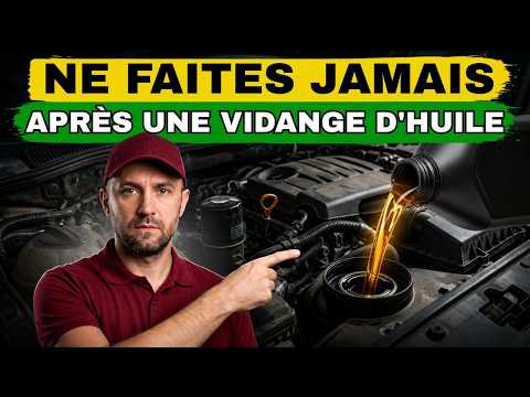 NEVER do this after changing the oil! (It will destroy the engine in a flash)