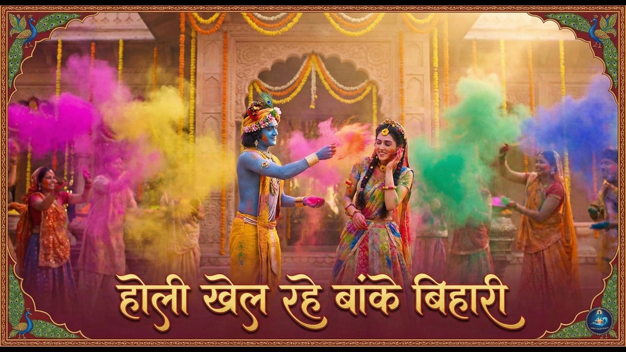 Holi Bhajan 2026 | Holi Khel Rahe Banke Bihari | Latest Radha Krishna Song | Amrit Sagar Studio |