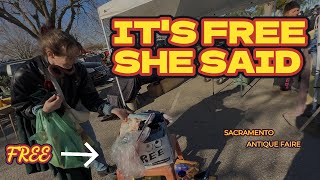 Discover the SACRAMENTO ANTIQUE FAIRE - Tour A Treasure Hunter's Paradise . IF ITS FREE , ITS ME !!!