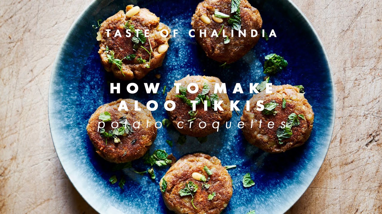 How To Make Aloo Tikkis or Indian Potato Croquettes (Step by Step