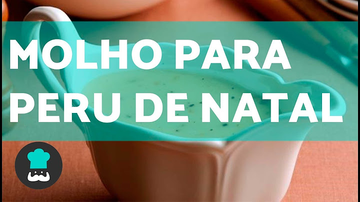 Molho para peru assado de Natal | cremoso e delicado