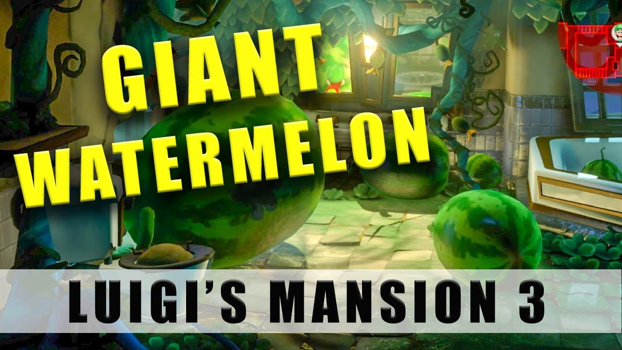 Luigi's Mansion 3: How to Pick up the Watermelon