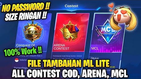 Data Open Mcl Arcade Conquest Of Dawn All Contest Terbaru Patch Xavier | File Tambahan Ml Lite