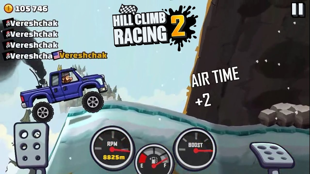 Hill Climb Racing 2 SUPER DIESEL 4x4 8977m \ MOUNTAIN