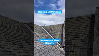 Today We’re Doing Leadwork and slate repairs ⚒️#roof #roofing #slates #repair #leadwork