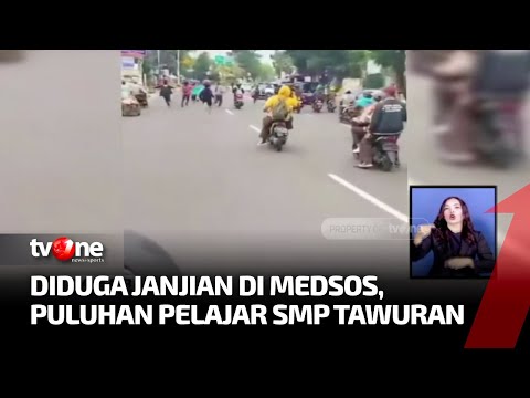 Dua Kelompok Pelajar SMP Terlibat Aksi Tawuran di Jakarta Selatan | Kabar Pagi tvOne