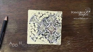 Shading a Renaissance Crazy Huggins tile