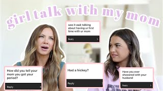 GIRL TALK with my mom! | Alyssa & Dallin