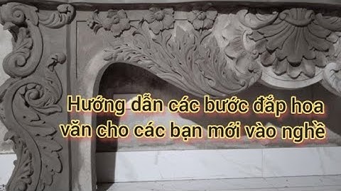 Hướng dẫn đắp vẽ chân bàn theo lối hoa văn tân cổ điển, Đắp vẽ hoa văn