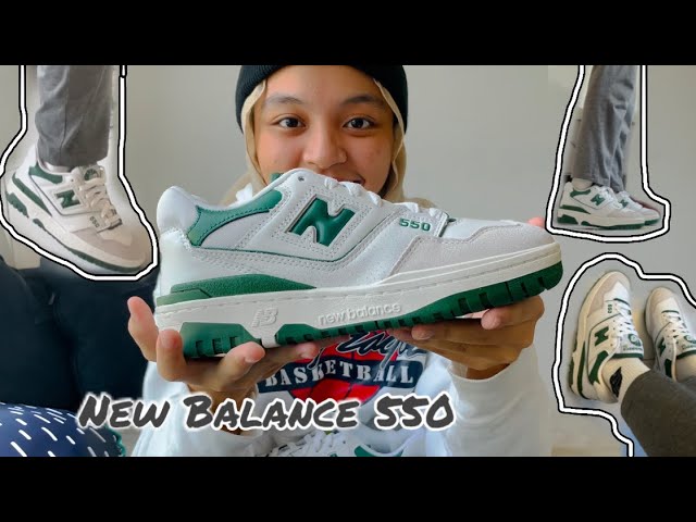 Unboxing my NEW BALANCE 550 | Review + on-feet ✨ class=
