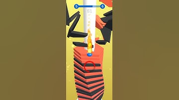 Stack Ball Level #5 on FIRE! #shorts