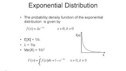 EXPONENTIAL AND LAPLACE DISTRIBUTION