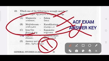 ACF exam ans key 2023| 03.05.2023| Tnpsc kaiyedu 👍 #acf #tnpscexam #trendingvideo