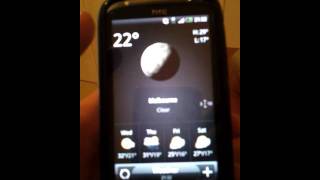 HTC clock/ weather screenshot 2