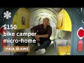 150 bike camper diy micro mobile home downloadable plans