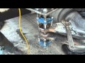 Repairing a worn container handler truck steer axle linkage using line boring