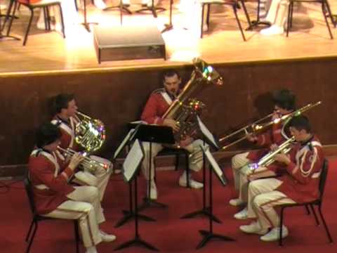PHS Big Red band 2010 - Spring concert - Brass Quintet