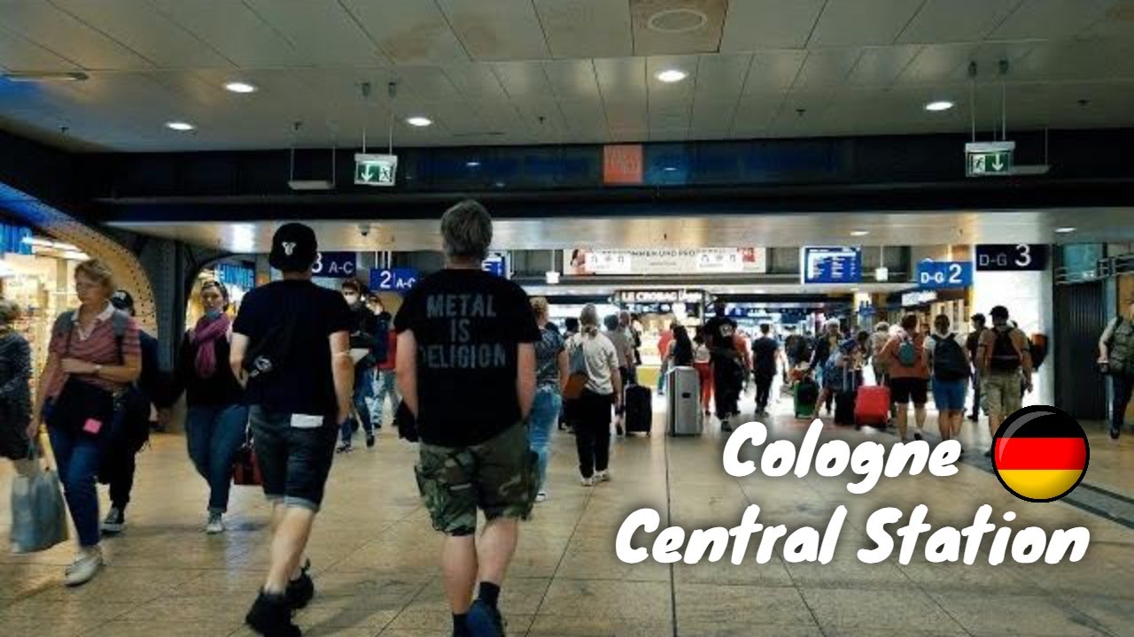 Cologne Central Train Station/Hauptbahnhof, Germany, Summer 2022