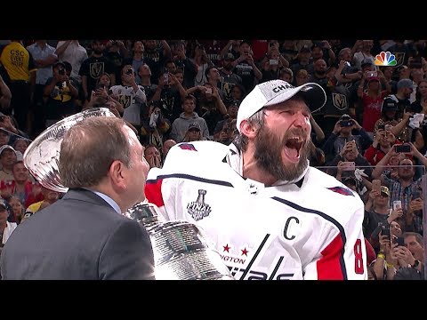 Alex Ovechkin and the Capitals lift the Stanley Cup!