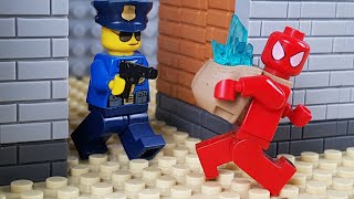 Lego Spiderman Bank Robbery Fail