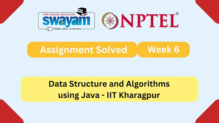 Data Structure And Algorithms Using Java Week 6 || NPTEL ANSWERS | My Swayam | #nptel2025 #myswayam thumbnail