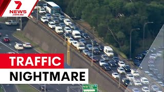 M5 tunnel crash causes peak hour chaos | 7NEWS