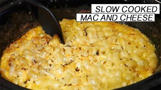 Crockpot Slow Cooked Mac &amp; Cheese Recipe // @ann.wynn #DinnWithWynn