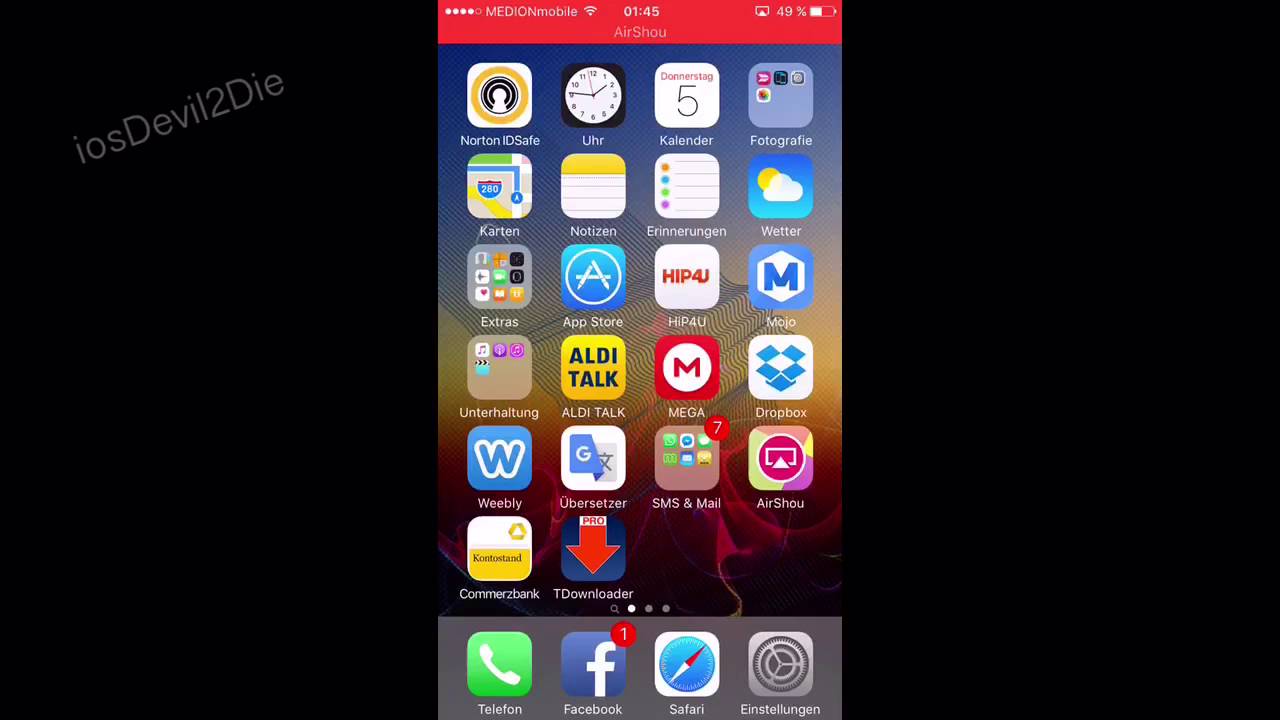 Install Ram Assistant with Hip4U App without Jailbreak Test: iOS 9.3.2 b4